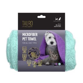 Полотенце для собак и котов Tauro Pro Line, 120 х 80 см, зеленый