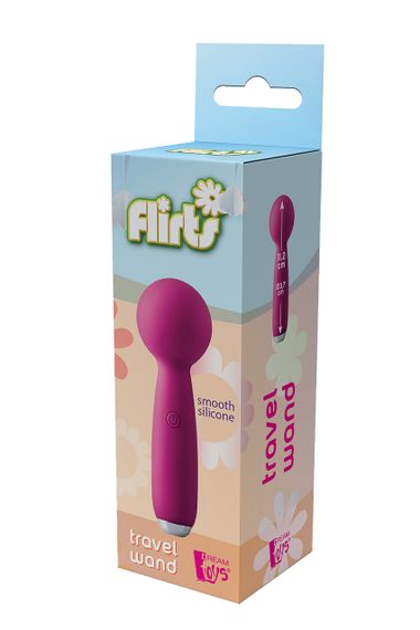 Міні вібратор мікрофон Dream Toys FLIRTS TRAVEL WAND PINK Sex Aura | Зображення 3
