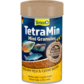 Корм TetraMin Mini Granules 45 г — Міні-гранули для невеликих декоративних риб