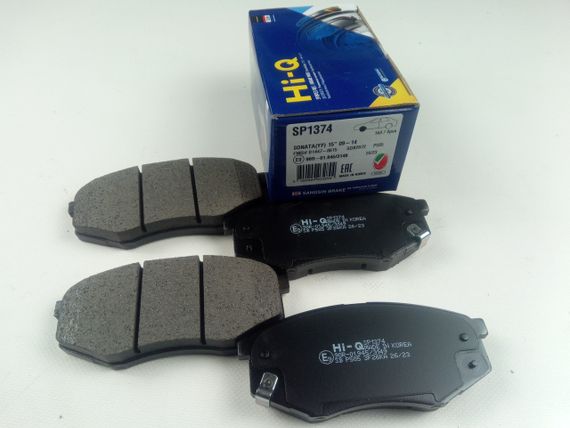 Колодки передні гальмівні Sonata (YF), Hi-Q (SP1374) (58101-0ZA00) | Зображення 3