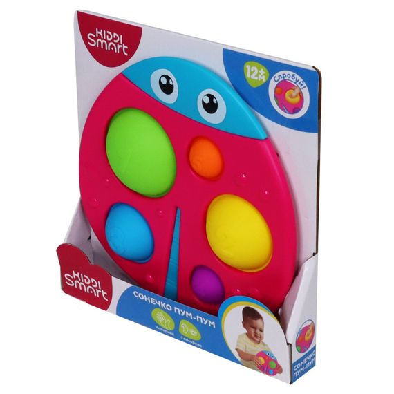 Дитяча сенсорна іграшка "Божа корівка Пум-пум" KIDDI SMART 4520-KS | Зображення 2