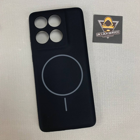 Чехол Motorola Edge 60 Fusion MagSafe SoftTouch Мягкий Противоударный Черный