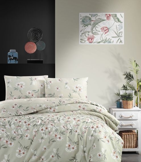Постільна білизна First Choice Homesko Ranforse 200 х 220 см Nevada Mint