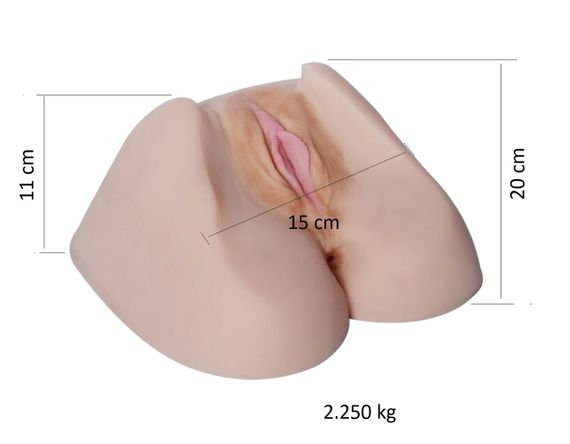 Мастурбатор вагіна та анус Pussy & Ass 01, BS2600177 Sex Aura | Зображення 2