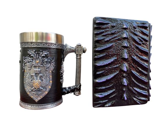 Подарунковий набір Кухоль 3D Щит і Корона та Блокнот 3D «Око Ілюзій» | Зображення 1