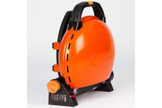 КОМПЛЕКТ Портативний переносний газовий гриль O-GRILL 500, помаранчевий + шланг в подарунок! Код: 011675 | Зображення 5