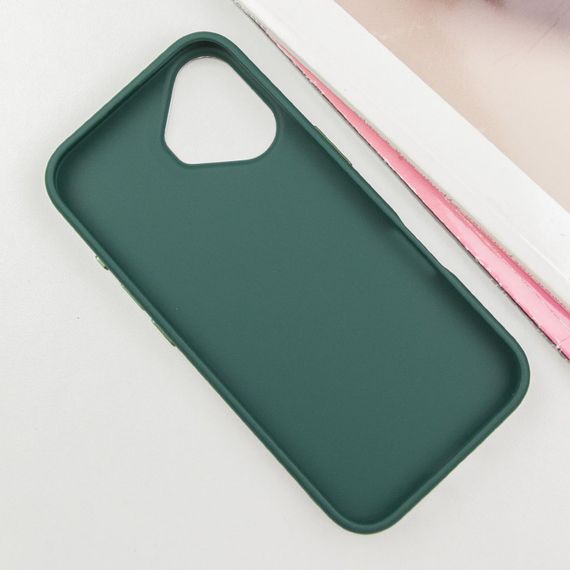 TPU чехол Bonbon Metal Style with MagSafe для Apple iPhone 16 (6.1") Зеленый / Pine green | Зображення 1