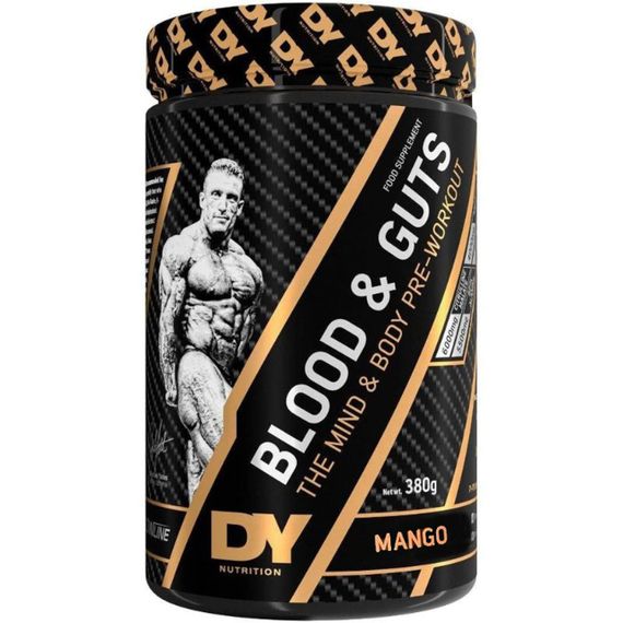 Предтренировочный комплекс Dorian Yates Blood and Guts 380g (Mango)