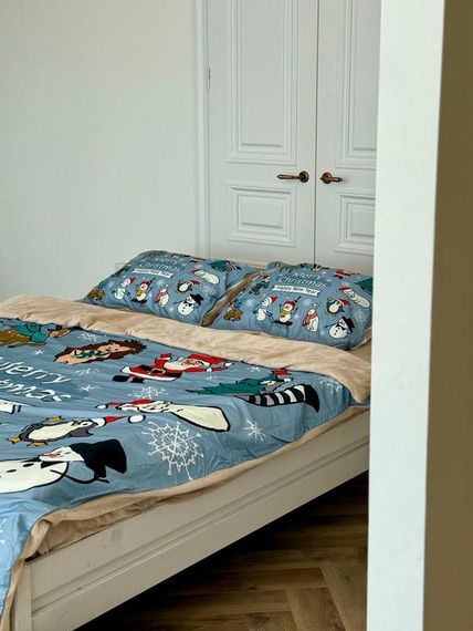 Постільна білизна полуторна Dushka Home Сатин Плюш 21359 160х215 см | Зображення 5