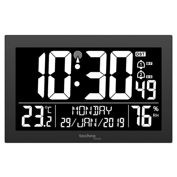 Годинник настінний Technoline WS8017 Black (WS8017) | Зображення 1
