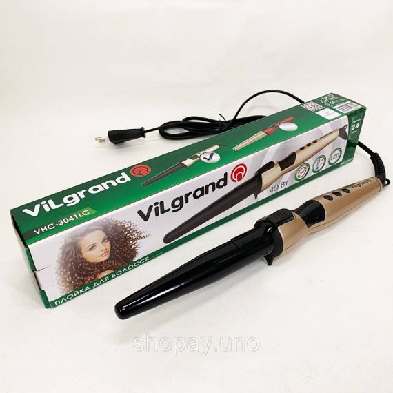 Сучасна плойка для завивки ViLgrand, Сучасні щипці для завивки волосся Круті плойки волосся MZ-11 | Зображення 8