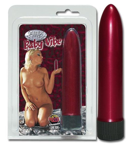 Міні вібратор BABY VIBE червоний Sex Aura | Зображення 2