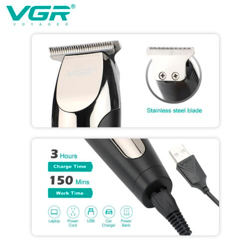 Тример VGR V-059, 6 насадок, LED дисплей | Зображення 2