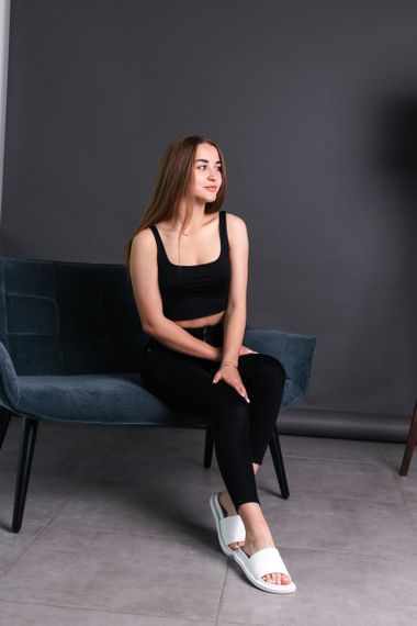 Шльопанці жіночі Fashion Abigail 3688 39 розмір 25 см Білий | Зображення 9