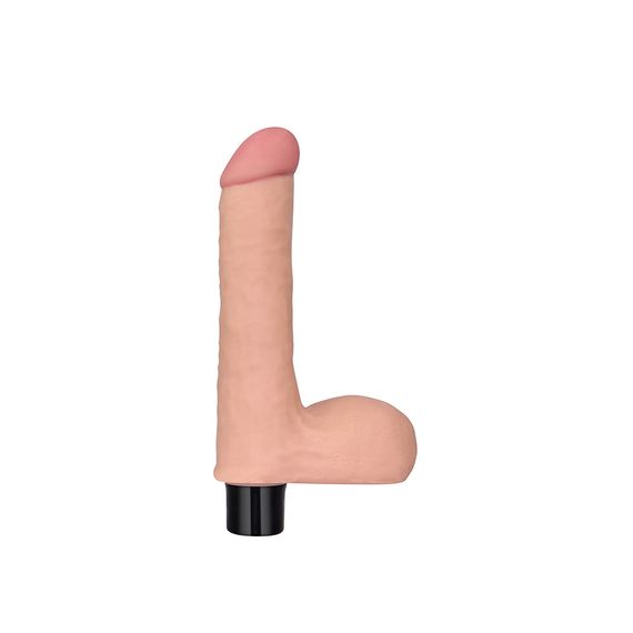 Реалістичний вібратор - Real Softee Vibrator With Balls 8" Sex Aura | Зображення 1