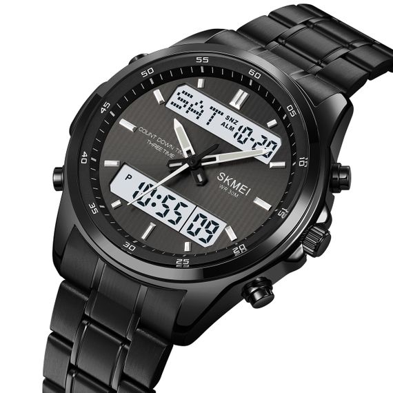 Годинник S2kmei 2049BKWT Black-White | Зображення 1