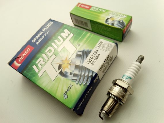 Свічка запалювання DENSO IRIDIUM TT IW20TT.4/IT09 ВАЗ 2108 4 шт. в упак.    ЦЕНА ЗА  ШТУКУ!!! (2108-37