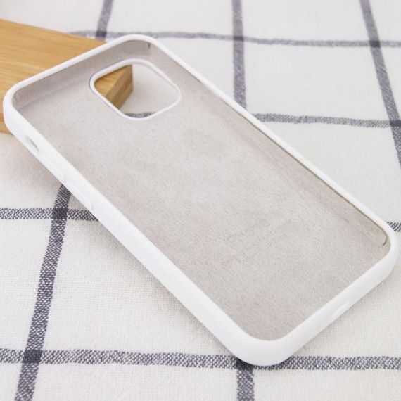 Чохол Silicone Case Full Protective (AA) для Apple iPhone 13 mini (5.4") Білий / White | Зображення 2