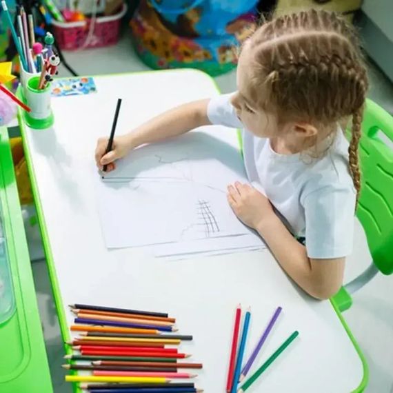 Набір для малювання в кейсі 128 предметів Рожевий | Зображення 2