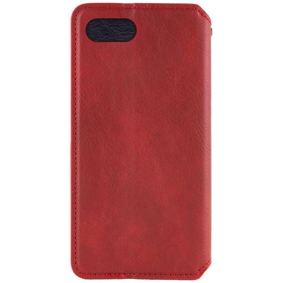 Шкіряний чохол-книжка GETMAN Cubic (PU) для Apple iPhone 7 / 8 / SE (2020) (4.7") Червоний | Зображення 1