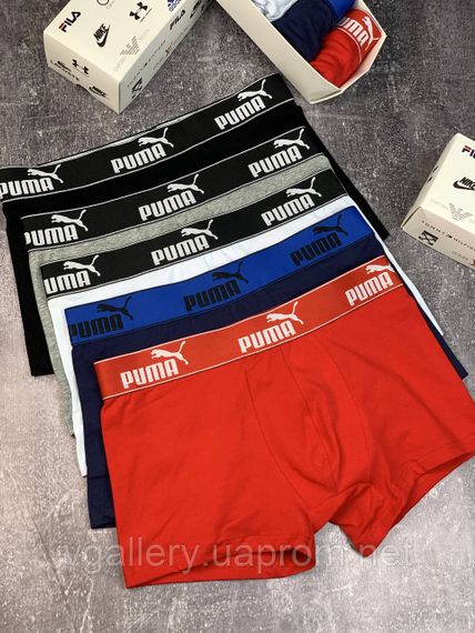 Мужские трусы Пума | Набор мужских боксеров Puma плавки хлопок | Зображення 3