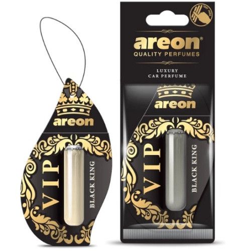 Ароматизатор VIP подвеска с жидкостью Black King 5мл Areon