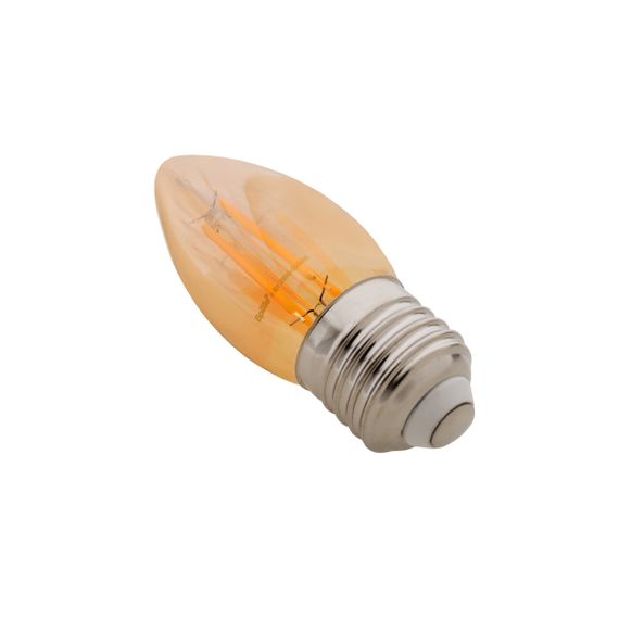 Лампа LED E27 6W WW C35 COG (мат.золото) 220V | Зображення 2