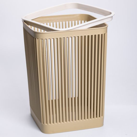 Кошик для сміття пластиковий в офіс для паперу 22×22×30 (см) кошик під сміття 8 (л) відро для сміття Коричневий HP-45-9OL | Зображення 2