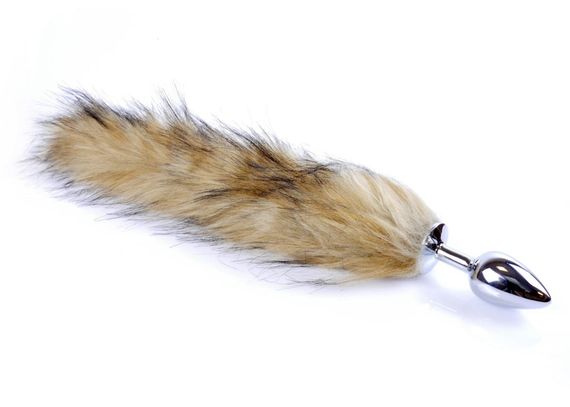 Анальна пробка - Fox Tail Brown XL | Зображення 2