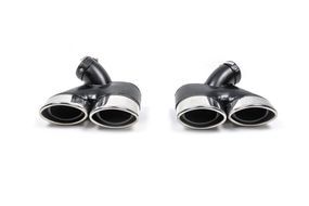 Насадки на глушник V1 (2 шт) для Mercedes E-сlass W211 2002-2009 рр.