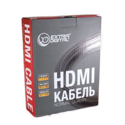 Кабель мультимедийный HDMI M to HDMI M 5.0m V2.0 Extradigital (KBH1749) | Зображення 5