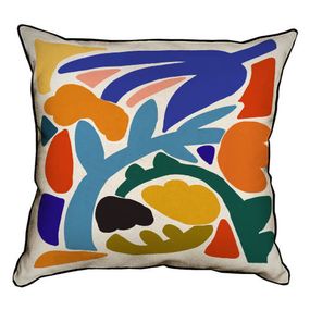 Подушка с мешковины Акварель, абстракция 45x45 см (45PHB_23M006)