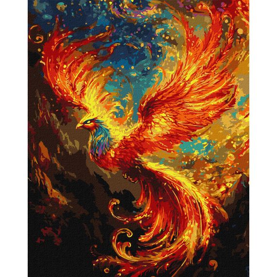 Картина по номерам "Жар-птица" KHO5152, 40х50 см
