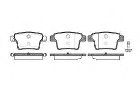 Колодка гальм. диск. FORD MONDEO задн. (вир-во REMSA) REMSA 114910 на FORD MONDEO Mk III седан (B4Y)