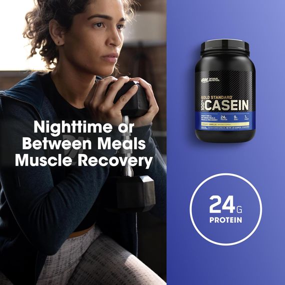 Протеїн Optimum Nutrition Gold Standard 100% Casein 908 g (Vanilla) | Зображення 2
