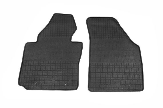 Резиновые коврики (2 шт, Polytep) для Volkswagen Caddy 2004-2010 гг | Зображення 1