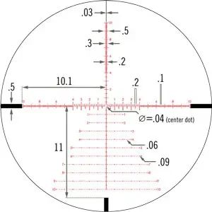 Приціл Vortex Viper PST Gen II 5-25x50 F1 сітка EBR-7C (MRAD) з підсвічуванням | Зображення 4