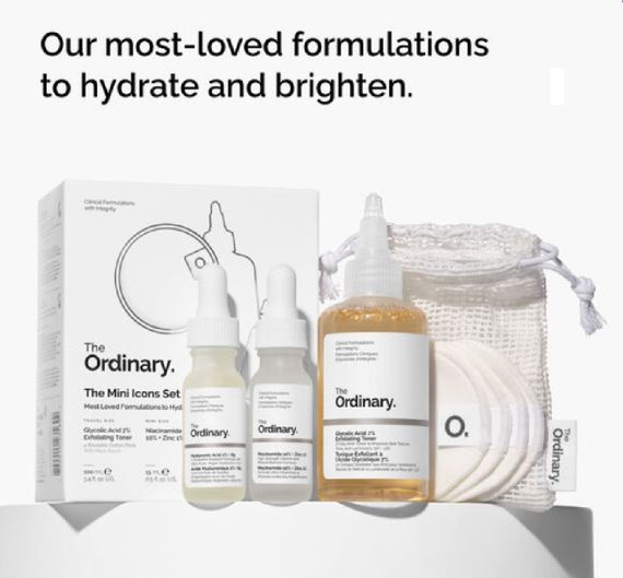 Набір по догляду зв шкірою обличчя The Ordinary Mini Icons Glycolic Skincare Set | Зображення 2