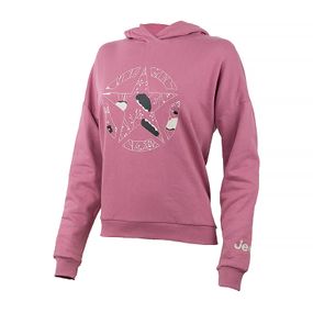 Толстовка JEEP HOODED CROPPED SWEATSHIRT STAR Botanical Print