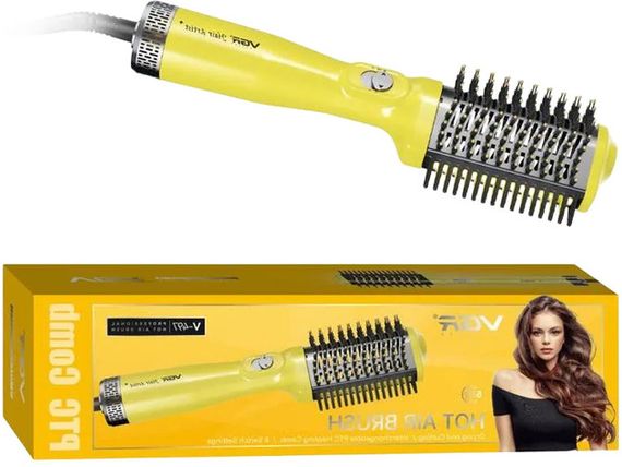 Фен-стайлер для укладання та завивки волосся VGR V-497 Yellow Professional (45702-V-497 YELLOW_531) | Зображення 3