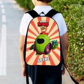 Рюкзак дитячий бравл старс Спайк 34х27см, міський ранець для хлопчика з принтом (00384)