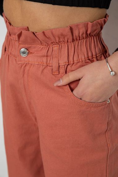 Джинси жіночі, колір теракотовий, 250R1573 | Зображення 4