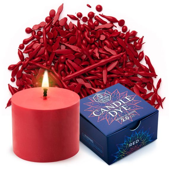 Барвник ЧЕРВОНИЙ для виготовлення свічок пластівці CANDLE SHOP 57 грамм