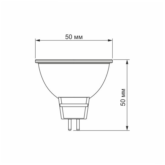 LED лампа TITANUM MR16 6W GU5.3 4100K | Зображення 2