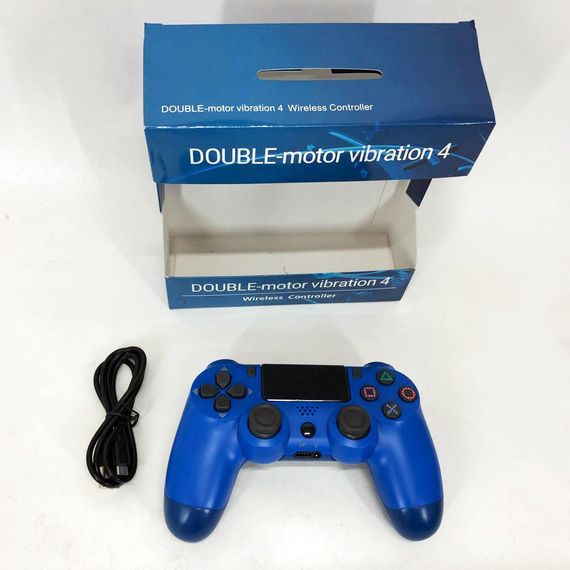 Джойстик DOUBLESHOCK для PS 4, игровой беспроводной геймпад PS4/PC аккумуляторный джойстик. Цвет: синий KE-47 | Зображення 9