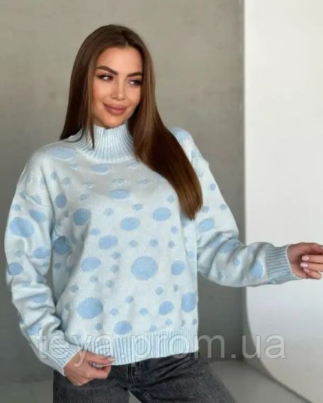Светр колір синій розмір M FI_009176