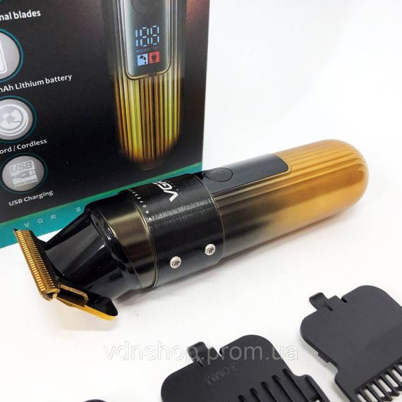 Професійна електрична машинка для стрижки VGR, Чоловічий набір для стрижки волосся бездротовий DZ-38 | Зображення 4