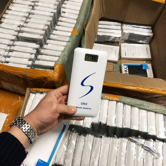 Переносний акумулятор для телефону Power Bank 9600mAh UKC, Повербанк для планшета, FS-987 зарядний пристрій | Зображення 4