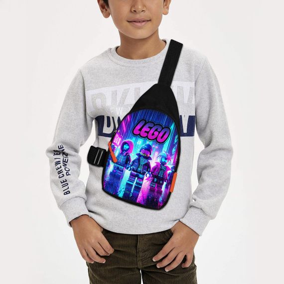 Сумка через плече дитяча Lego 29х17 см сумка слінг для хлопчика (01950)