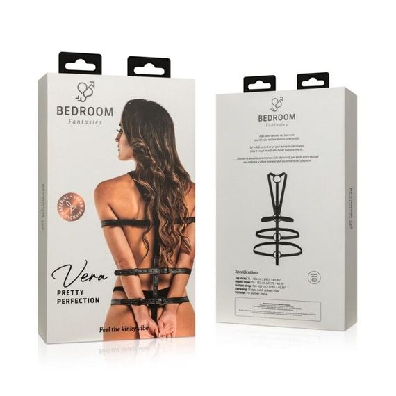 Портупея на тіло Bedroom Fantasies Vera Pretty Perfection Чорна One Size | Зображення 6